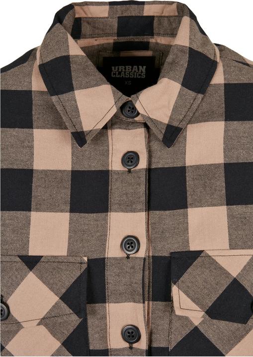 Produktbild Urban Classics Ladies Flanell Padded Overshirt (L)