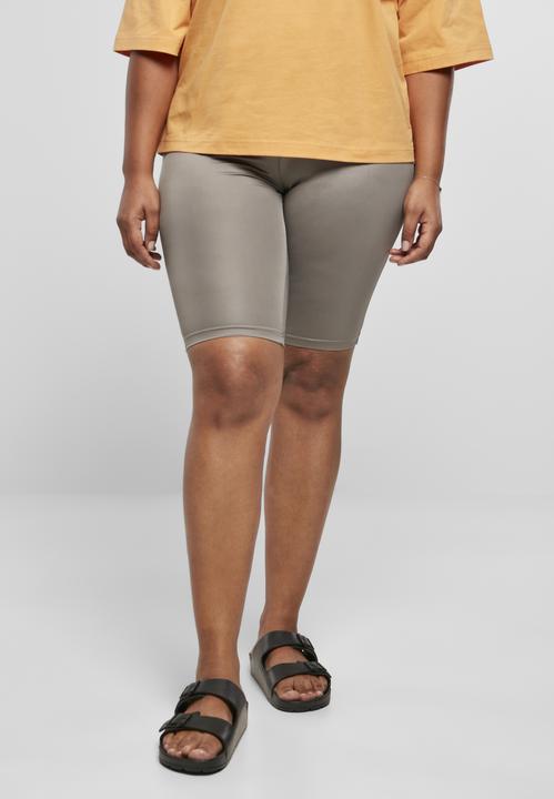 Actual product image Urban Classics Ladies Imitation Leather Cycle Shorts (XS)