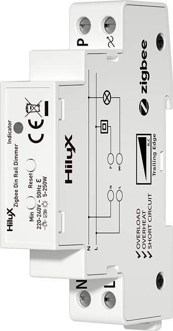 Immagine prodotto HiluX Dimmer Zigbee per guida DIN - 250w