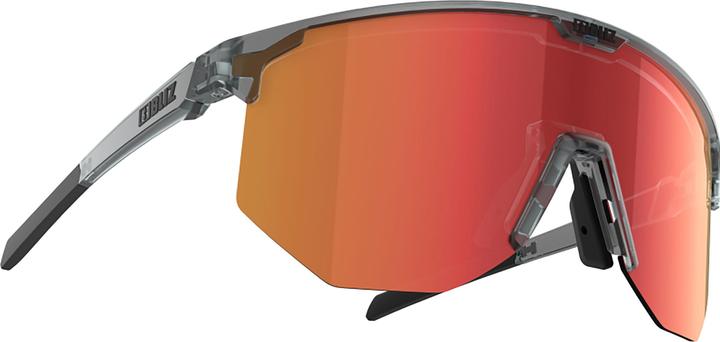 Transparent DARK GREY, Brown with Red Multi