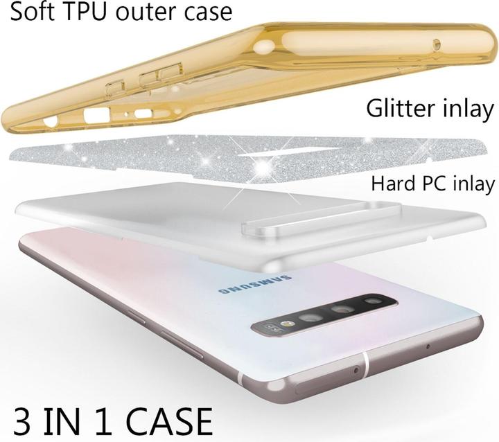Image du produit Nalia Étui à paillettes (Samsung Galaxy S10+)