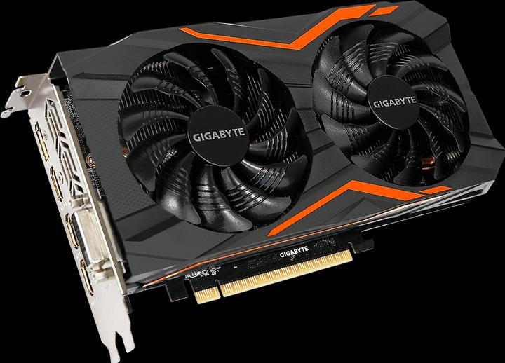 Actual product image Gigabyte GeForce GTX 1050 Ti G1 gaming (4 GB)