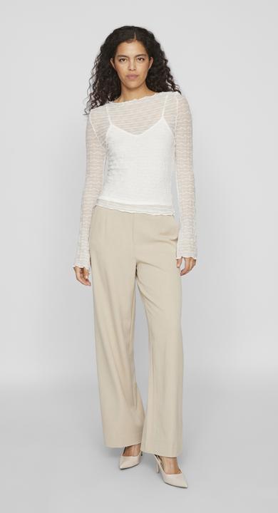 Actual product image Vila Boat-neck top with long sleeves (XS)