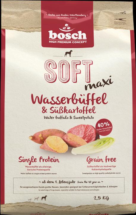 Actual product image Bosch Petfood Soft Adult Maxi, Water Buffalo & Sweet Potato, 2.5 kg (Adult, 1 pcs., 2500 g)