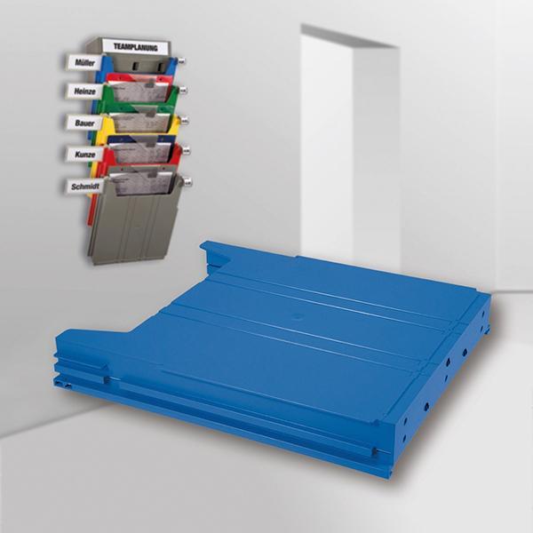 Actual product image Eichner BIG wall-mounted sorting system, for format A4, filling height 34 mm, blue (A4)