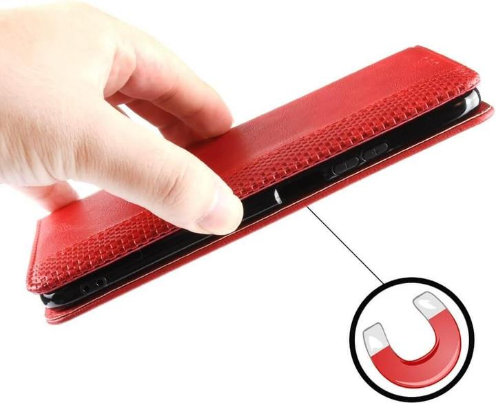 Produktbild Cover-Discount Honor 90 - Stand Flip Case Hülle rot (Honor 90)