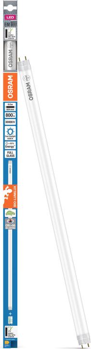 Produktbild Osram LED TUBE T8 EM BIO-LUMILUX 600 mm 6.6W 965 (G13, 6.60 W, 800 lm, 8 x, E)