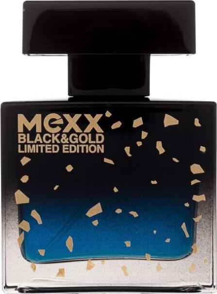 Produktbild Mexx Black & Gold Limited Edition Man Eau de Toilette EDT 30ml holzig fruchtiger Herrenduft (Eau de Toilette, 30 ml)