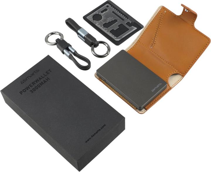 Image du produit 4smarts Banque d'alimentation PowerWallet 3000mAh (3000 mAh, 10 W, 11.10 Wh)