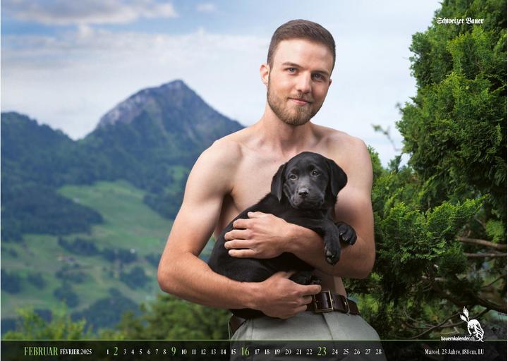 Image du produit Calendrier paysan suisse Boys 2025 (56 x 40 cm, Allemand, Français, Italien, Anglais)