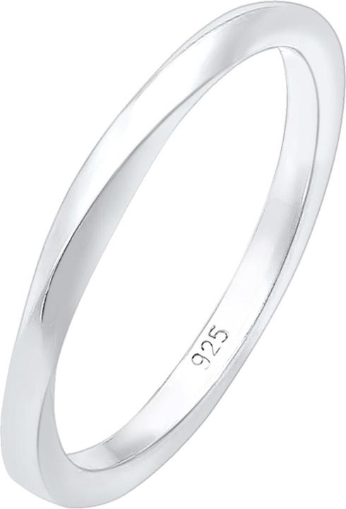 Elli Ring Basic Bandring Gedreht Klassisch Trend 925 Silber