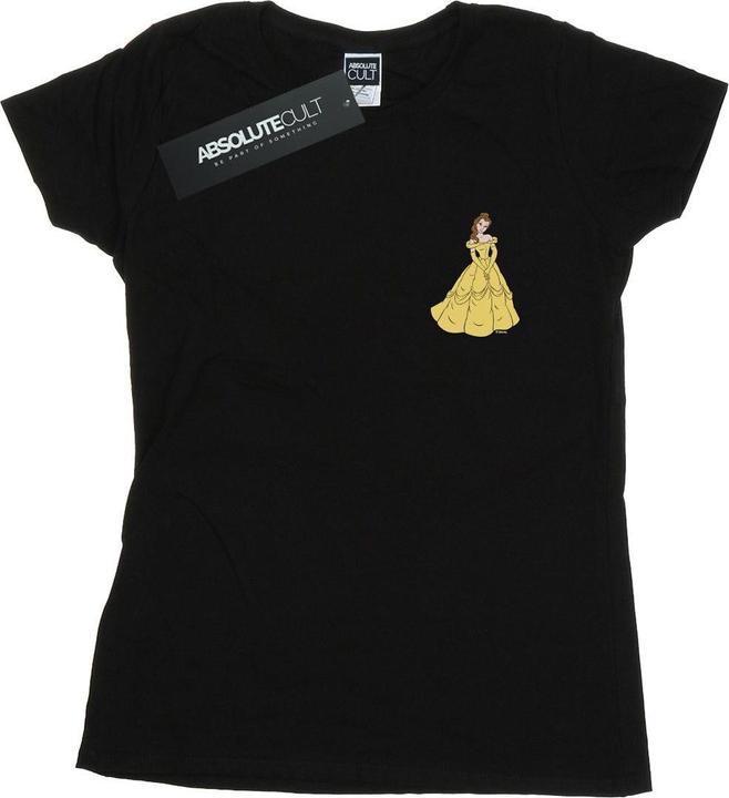 Actual product image Disney Princess Womens/Ladies Belle Chest Cotton T-Shirt (S)