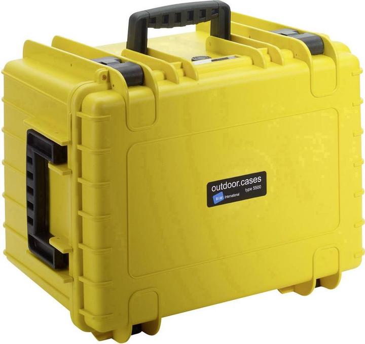 Actual product image B&W International Protective case foam plastic type 5500 (Camera shoulder bag, 4.70 l)