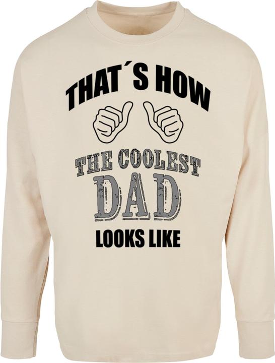 Immagine prodotto Merchcode Coolest Dad - manica lunga con taglio oversize - 115107 (L)
