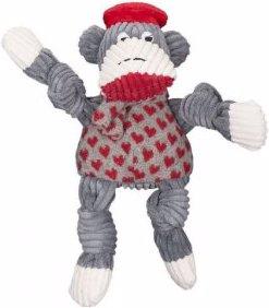 Immagine prodotto Huggle Hounds Jean Claude Sock Monkey Knottie Soft Toy (Giocattoli per cani)