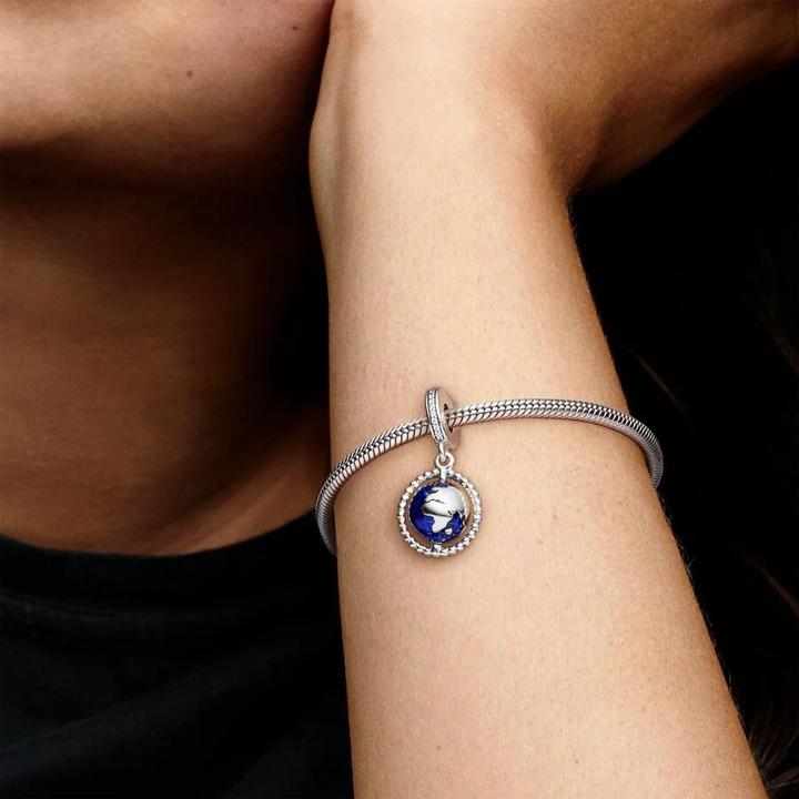 Immagine prodotto Pandora Appendiabiti Spinning Globe (Gioiello, Argento 925)