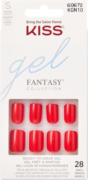 Actual product image KISS Gel Fantasy Nails Whatever (Artificial nails, Rose)