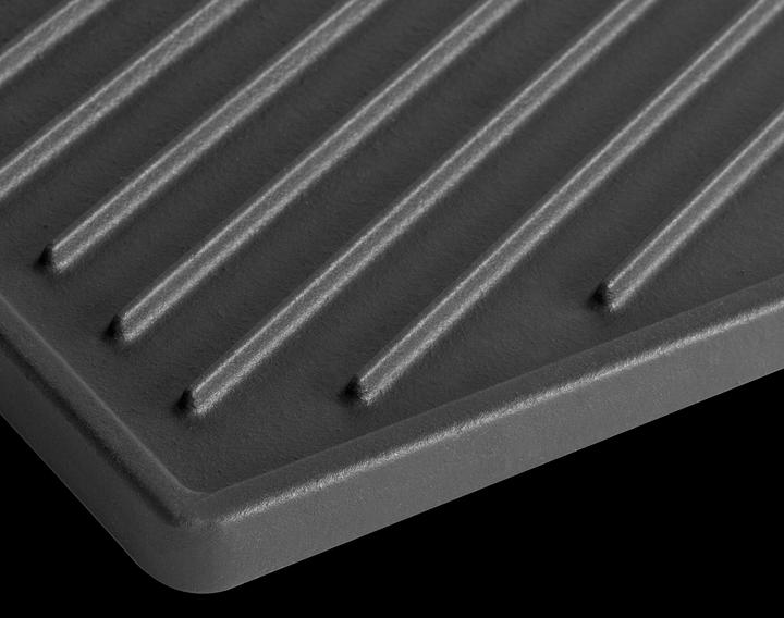 Actual product image Burnhard Cast iron reversible plate FRED 41.5 x 23.5 x 2 cm