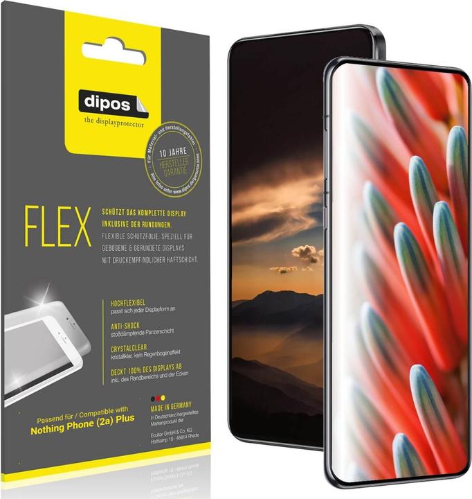 Immagine prodotto Dipos 3D Full-Cover Pellicola Protettiva (1 Pezzo/i, Niente Telefono (2a))