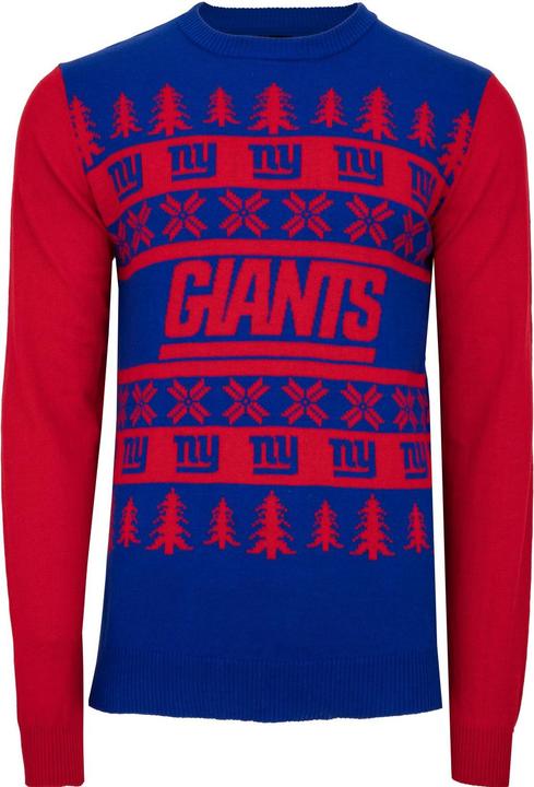 Produktbild Foco NFL Ugly Sweater XMAS Strick Pullover New York Giants - M (M)