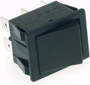 Produktbild Velleman Power Rocker Switch 10A-250V Dpdt On-On Black Cap