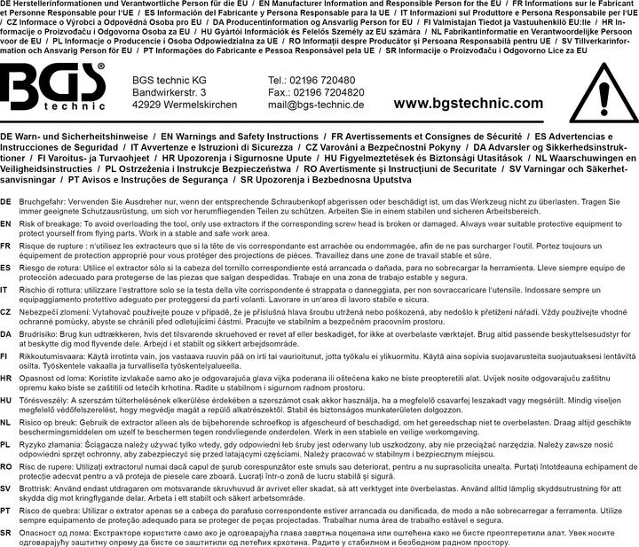 Produktbild BGS Spiral-Profil-Steckschlüssel-Satz / Schraubenausdreher SW 9 - 19 mm 10-tlg.
