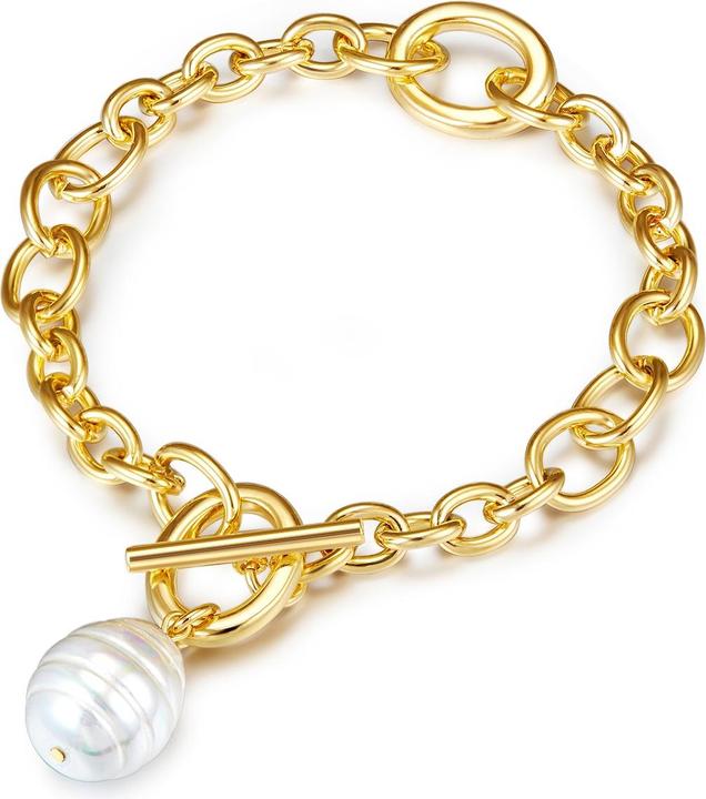 Immagine prodotto Lulu & Jane Donna metallo lega conchiglia perla oro giallo 18,0 cm - 29535 (18 cm, Lega metallica)