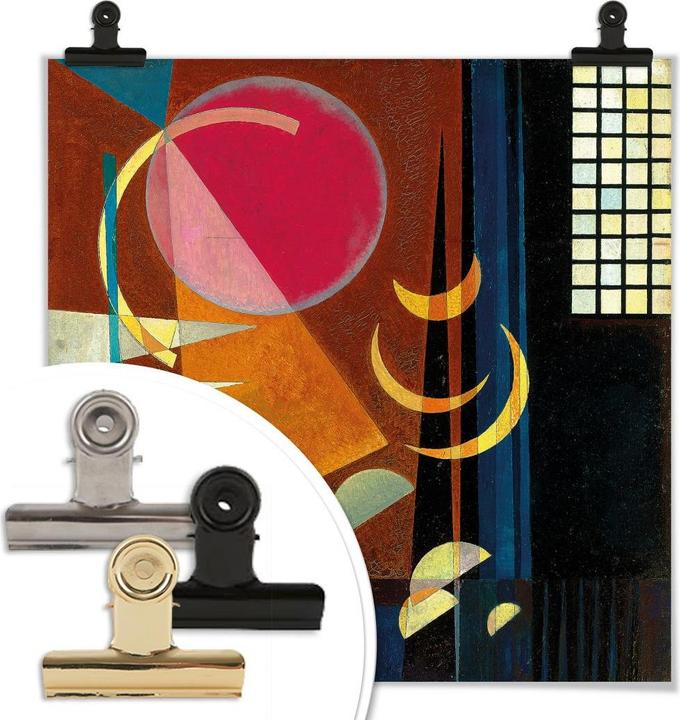 Produktbild Trenddeko Kandinsky - Scharf und ruhig (30 x 30 cm)