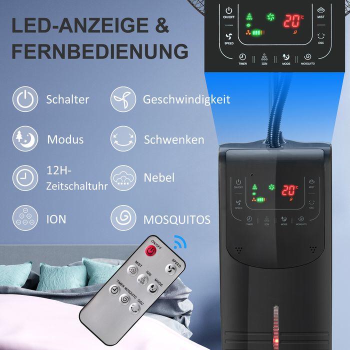 Immagine prodotto Jamb Ventilatore a piedistallo con nebulizzatore