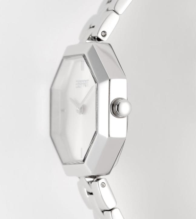 Actual product image Esprit EDGY 30x15MM 2H SILVER DIAL SS BR Wristwatch (30 mm)