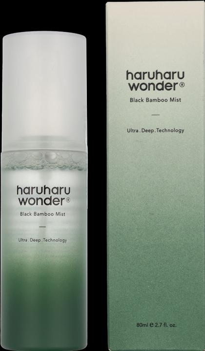 Actual product image Haruharu Wonder Black Bamboo Mist Hydrating and Firming Skin 2.7 fl.oz (Body mist, 80 ml)