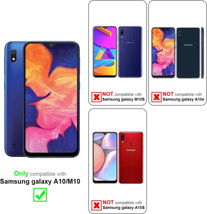 Productafbeelding Cadorabo Volledig schermbeschermend glas (3 Stuk, Samsung Galaxy M10)