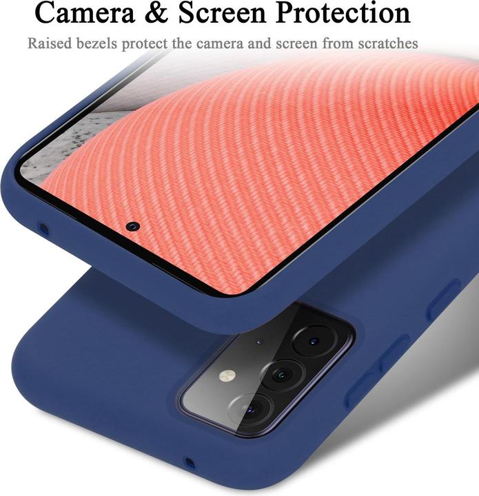 Immagine prodotto Cadorabo Copertura della cassa del silicone liquido TPU (Samsung Galaxy A72)