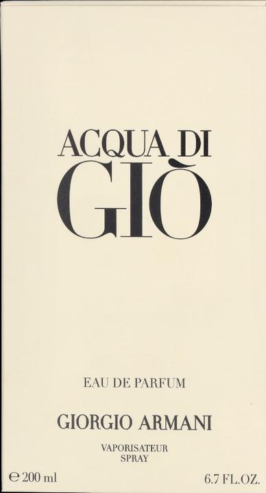 Produktbild Giorgio Armani Acqua Di Giò Eau de Parfum (Eau de Parfum, 200 ml)