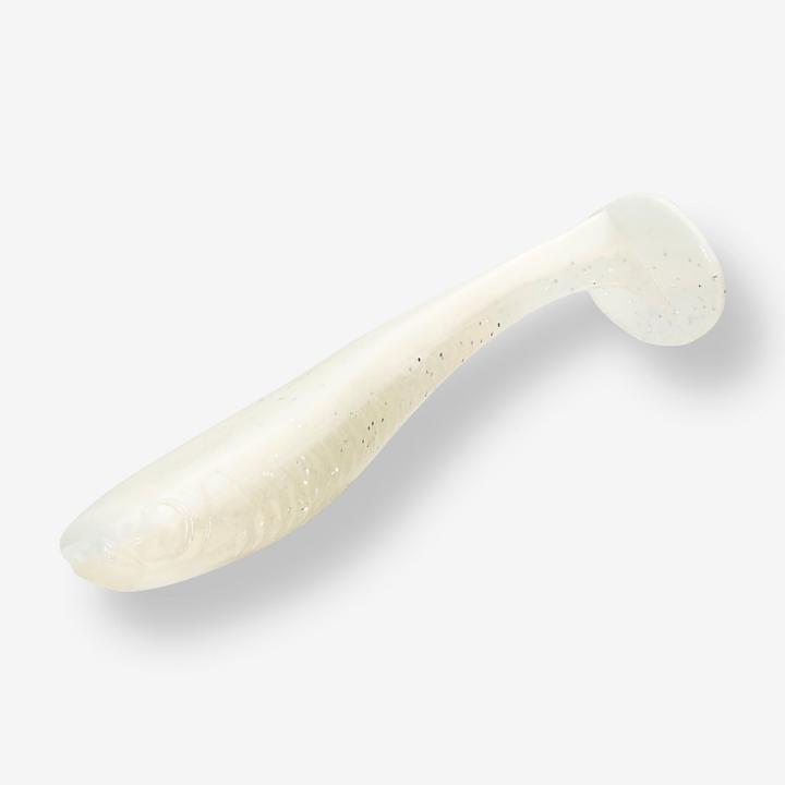 Image du produit Caperlan Leurre souple pêche YUBARI FATSHAD avec attractant Blanc (15 cm)
