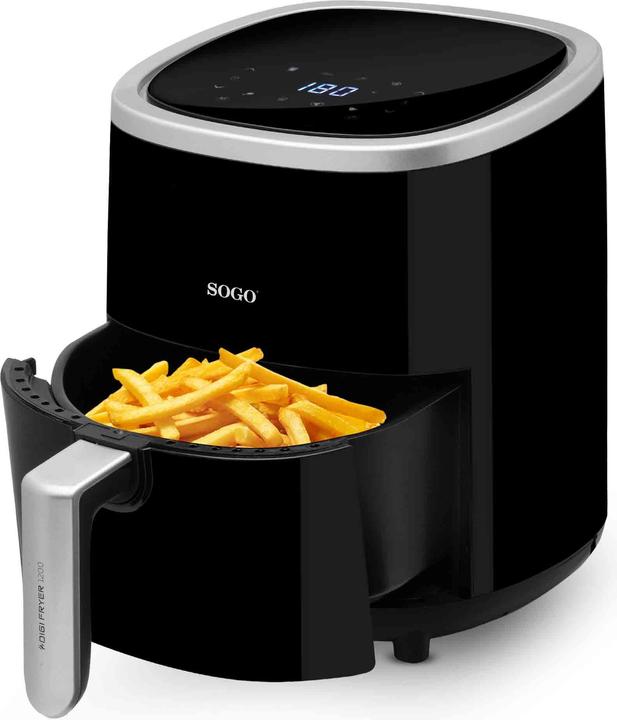 Immagine prodotto Sogo FRIGGITRICE AD ARIA 3.5L-60MIN TEMP-TOUCH PANEL,80-200ºC 1200W 8 PREST MENU