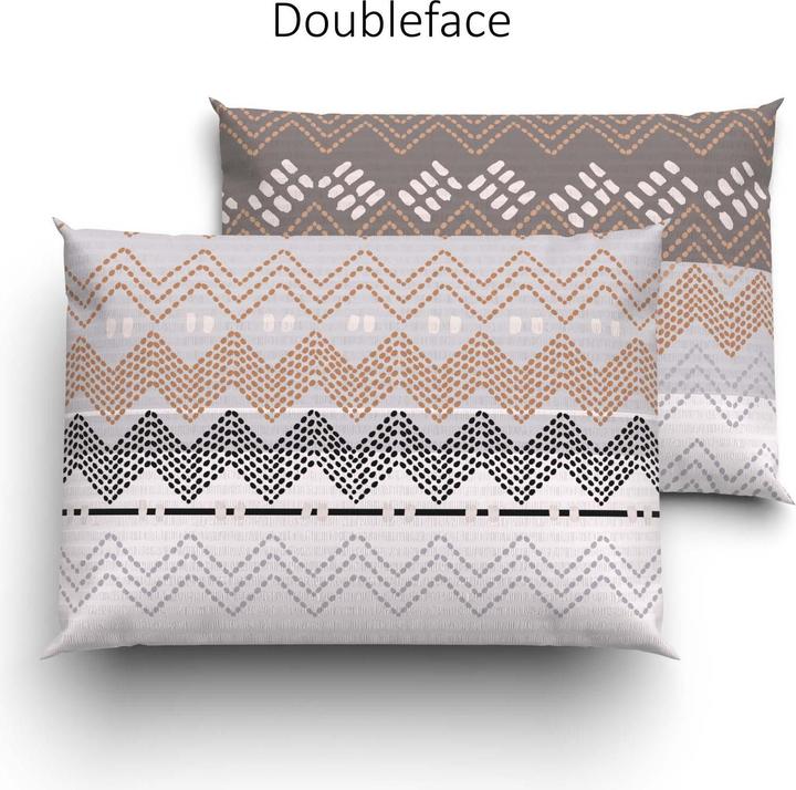 Produktbild Lotus Bettwaren Bettwäsche Seersucker Egona beige (Kopfkissenbezug, 50 x 70 cm)