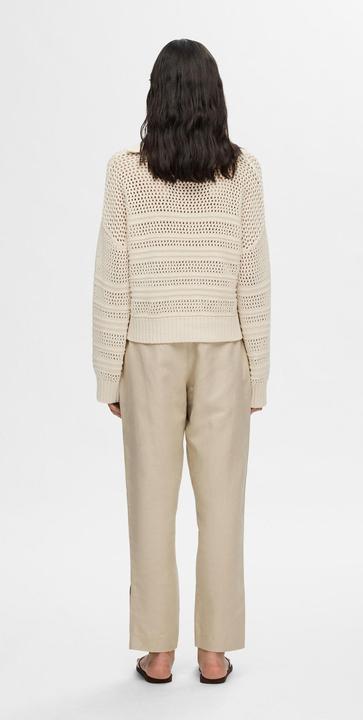 Actual product image Selected Femme Crochet-look jumper (XXL)