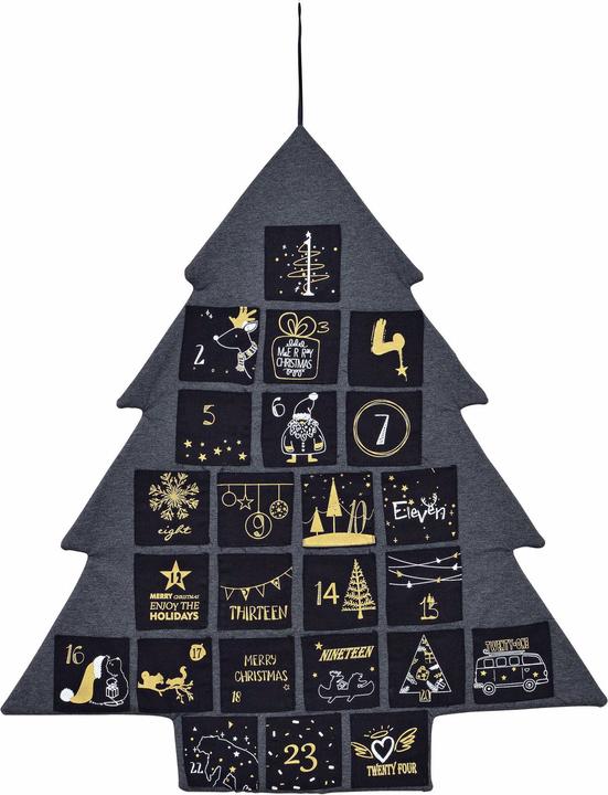 Image du produit G. Wurm Calendrier de l'Avent Sapin, textile
