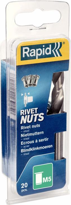 Rapid M5 blind rivet nuts