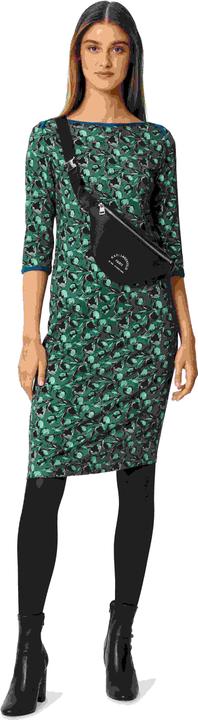 Actual product image Pattern dress & shirt - boat neckline