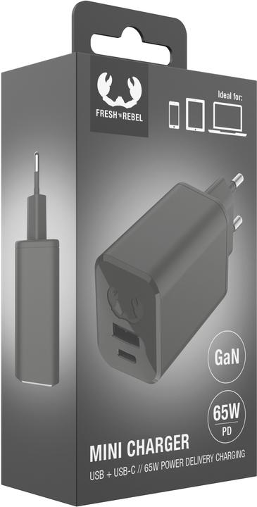 Immagine prodotto Fresh'N Rebel Mini Caricatore USB A + USB C (65 W)
