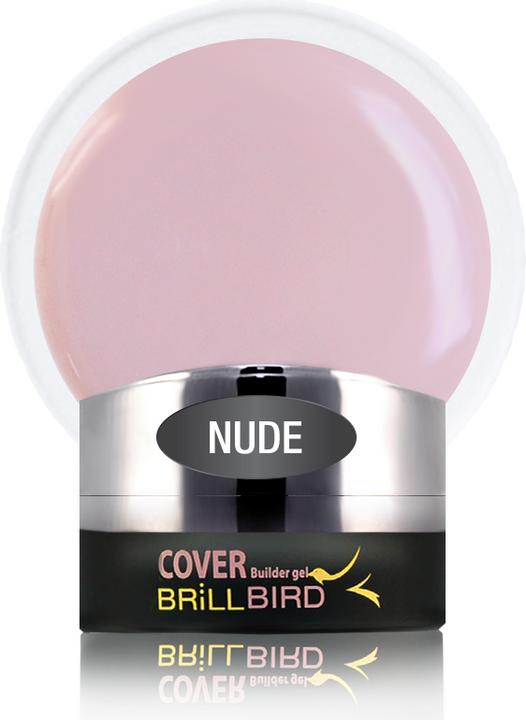 BrillBird Cover Nude-Builder Gel 15ml (Nude-Builder Gel, Gel-Effekt Nagellack)