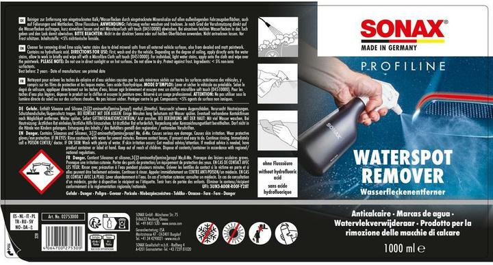 Produktbild Sonax Profiline Waterspot Remover (1000 ml)