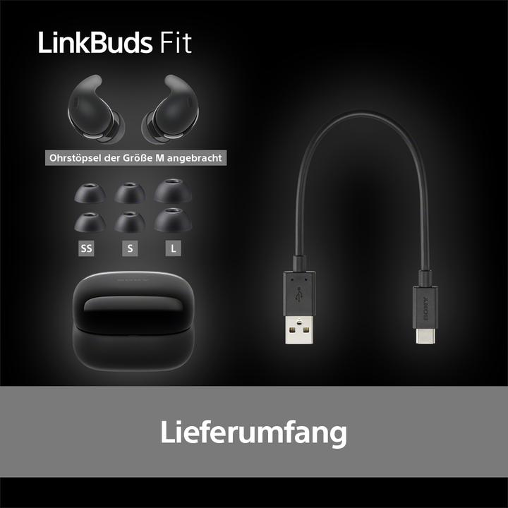 Produktbild Sony LinkBuds Fit (NC, 5.50 h, Kabellos)