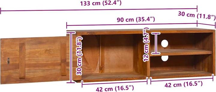 Produktbild VidaXL Ophelie (90 x 30 x 30 cm)