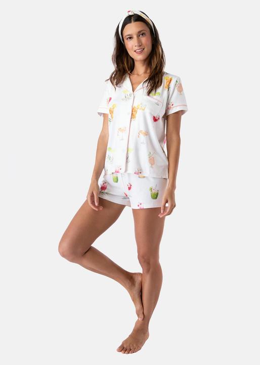 Actual product image Pj Salvage Pyjama s/s pyjama - Sipping on Sunshine (XS)