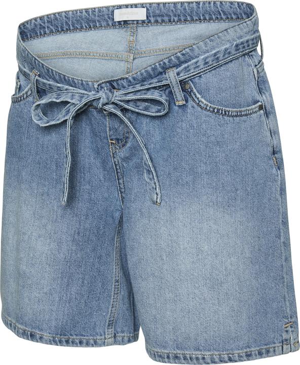 Mamalicious Locker geschnitten Mid Rise Shorts Jeans-Shorts