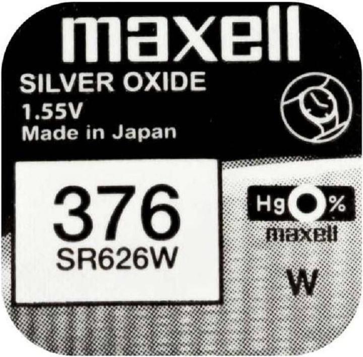 Produktbild Maxell Knopfzelle SR626W 10 Stück (10 Stk., SR66, 28 mAh)