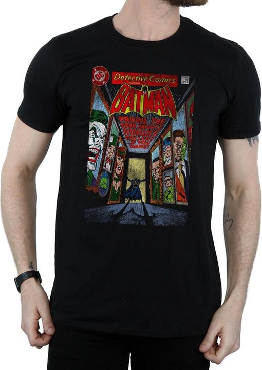 Image du produit Batman Mens Rogues Gallery Comic Cover Cotton T-Shirt (3XL)